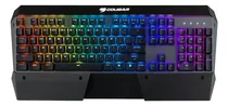 Teclado Gamer Cougar Attack X3 Rgb Speedy Cherry Mx Usb /vc Color Del Teclado Negro Idioma Inglés