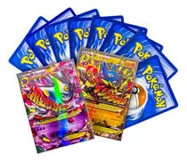 Kit 20 Cartas Pokemon, Mega Ex, Charizard, A Escolher