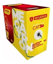 Caixa Cabo De Rede Utp 4 Pares Cat5e Megatron 305 Homologado