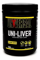 Uni Liver X 250 Tabs. Higado Desecado Universal Nutrition 