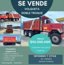 Se Vende Volqueta Doble Troque 