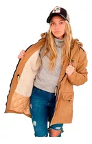 Customs Ba Camperas Mujer Parka Corderito Campera Invierno Z