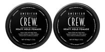 Pack X 2 Cera Heavy Hold Pomade American Crew Men 85gr