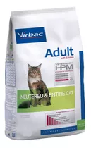Alimento Virbac Veterinary Hpm Neutered & Entire Para Gato Adulto Sabor Salmón En Bolsa De 3kg