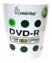 300 Mídia Virgem Dvd Smartbuy + 300 Envelopes Papel Branco