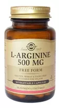 L-arginine 500 Mg 50 Cap Solgar