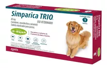 Simparica Trio 1 Tableta Para Perros 20 A 40 Kg