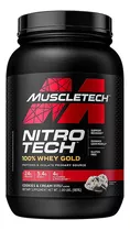 Proteina Nitro Tech 100% Whey Gold Muscletech 2 Lb Cookies