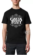 Camiseta Masculina Greta Van Fleet Banda Rock Arabesco Logo