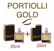 Kit C 2un.: Mini Colônia Masculina Portiolli Gold 25ml