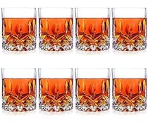 Juego De Vasos De Whisky De 8 Vasos Antiguos De 10 Oz B...