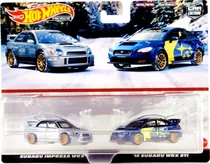 Hotwheels Premium 2 Pack Subaru Impreza Y  Wrx 2016 Sti