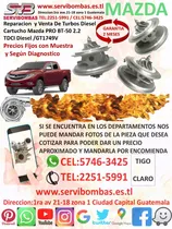 Cartucho De Turbos Mazda Bt-50 Pro 2.2l Diésel 4x4 Guatemala