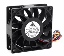 Cooler 12v 120x120x38 Rolamento 3.9a 5500rpm Delta Tfc1212de