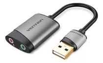 Tarjeta De Sonido Usb Externa Audio Hifi Vention Con Cable