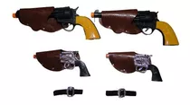 Kit 4 Revolver Kit Coldr Velho Xerife Do Oeste Forte Apache