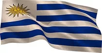 Bandera De Uruguay 150 X 90 Cm - Mundial Futbol