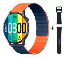 Smartwatch Kieslect K-series Kr Pro Sport 1.43  Caja 40mm De  Metálico  Negra, Malla De  Silicona Y Bisel  Negro De  Dlc