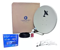 Kit Televisión Satelital Libre Fta C/ Antena Parabolica 60cm