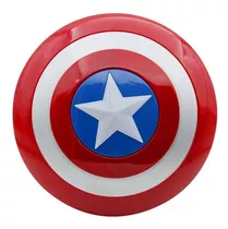 Escudo De Capitán América, Con Luz Y Sonido ! 30 Cm.