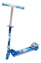 Scooter Infantil Musical Con Luces - De Aluminio 100kg Azul