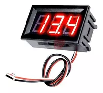 Medidor Digital Voltimetro Panel Led Carro Moto 12v 24v 30v