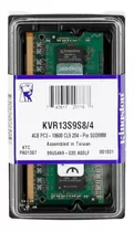 Memoria Notebook 4 Gb Ddr3 10600 Pc1333 M43