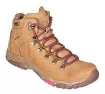 Bota Brahma Mujer Casual Montaña Impermeable Ref Tg2660 Taup