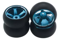 4pcs Rc Car Car Car Wheel Neumáticos For Azul 25x11 Mm