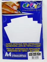 Papel Grosso Casca De Ovo A4 Branco 50fl Impressão Off Paper