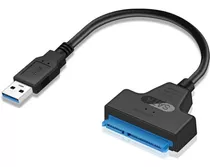Cable Adaptador Disco Usb 3.0 Sata 2.5 Notebook Laptop Pc ® Color Negro