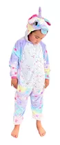 Pijama Mameluco Disfraz Infantil Unicornio Brillos Rose Girl