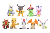 Adorno De Modelo De Personaje De Anime Digimon,juego De 9pcs