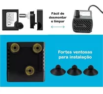 Mini Bomba Submersa P/ Aquário 220 L/h 110v Potencia 3w 110 Bivolt