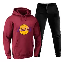 Moletom Infantil Lakers Conjunto Blusa E Calça