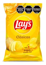 Papas Fritas Lays Clásicas X 330 Gr Cumpleaños Picadas