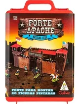 Maleta Forte Apache Batalha Luxo 34 Peças + 20 Figuras