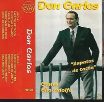 Don Carlos Album Zapatos De Tacon Sello Ecco Sound Cassette