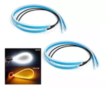 X2 Cinta Tira Led Señal Giro Streamer Luz Barra 60cm Auto12v