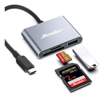 Lector De Tarjetas Hicober Usb C A Sd, Lector De Tarjetas De