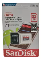 Sandisk Memoria Micro Sd 32 Gb Clase 10 Original