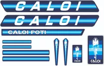 Adesivos Caloi Poti 1982 Azul