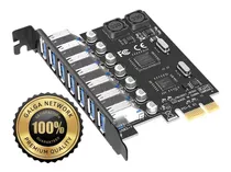 Placa Pci-e X1 A Usb3.0 Pci Express A 7 Puertos Usb3.0 5gb/s