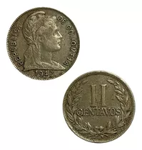 Colombia Moneda 2 Centavos 1942