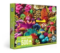Quebra Cabeça Natureza Estranha Fungos 500 Peças - Toyster