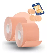 Kit 2 Adesivo Levanta Peito Seios Fita Boob Tape + Brinde