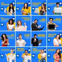 200 Artes Loja De Informática Editáveis No Canva Pack