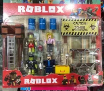 Kit Roblox Bonecos Zumbi Attack Aventura Brinquedos Diversão