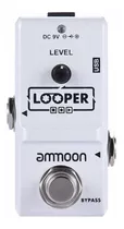 Pedal De Efeito Ammoon Nano Series Nano Looper Ap-09  Branco