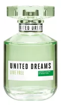 Perfume Benetton United Dreams Live Free Para Mujer 80 Ml